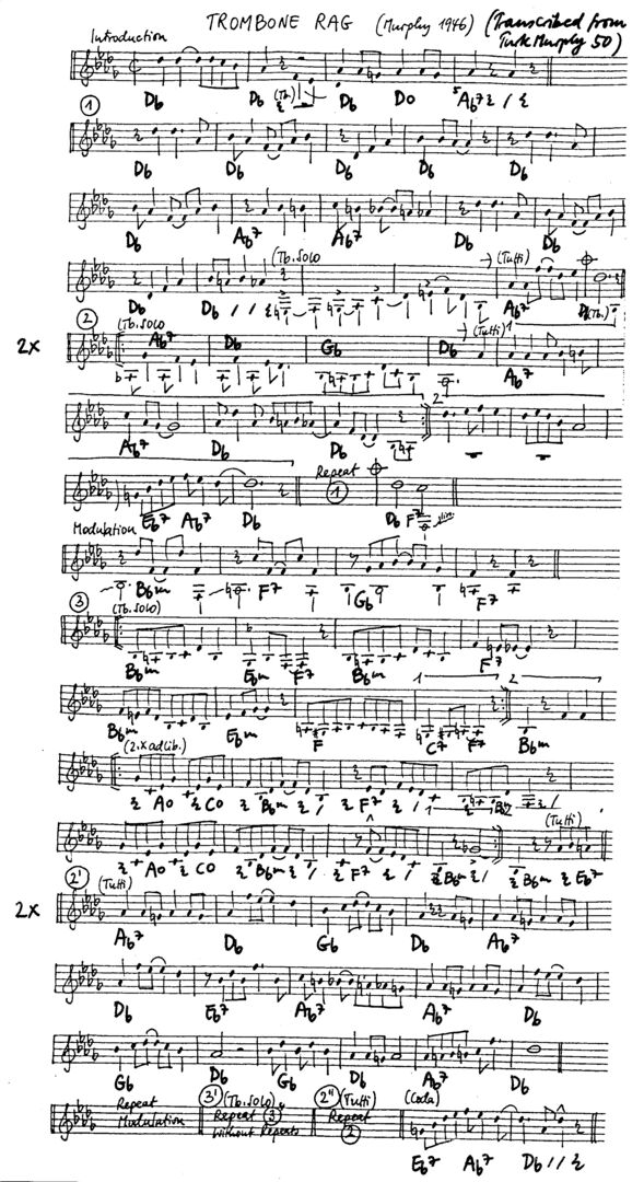 trombone rag leadsheet – book us for your next 20s or gatsby event